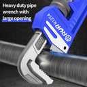 24 Inch Pipe Wrench | Plumbers Wrench, Heavy Duty Plumbing Tools | Forged from High Carbon Steel | Suitable for Water Pipes, Plumbing, Fire Protection Pipe Tools