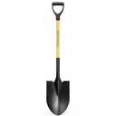 Shovel for Digging,Round Shovel, Garden Tool with D-Handle, 41 Inches in Overall Length, Wooden Handel Garden Shovel,Beach Shovel, Car Snow Shovel