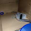 MEKOH Pressure Washer Hose Reel 100FTx3/8, Manual Power Washer Hose Reel 200FTx1/4 with M22 Fitting, 4500PSI Heavy Duty Hose Reel for Water, High Pressure Washer Reel with Trailer/Wall/Van Mount