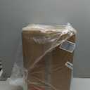 Small Wall Mount Bathroom Vessel Sink, QISHKA 15.6" X 8.6" Rectangular Floating Ceramic Wash Hand Basin- White Wall Hung Vanity Sink with Overflow for Small Bathroom (Right Hand)