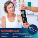 FEATOL Wrist Brace Hand Brace, Carpal Tunnel Wrist Splint Night Support for Women Men, Pain Relief Support -Tendonitis, Arthritis, Sprain, Left Hand, Small/Medium