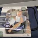 Dreambaby Grab N Go Travel Booster Seat  Portable Toddler High Chair for Dining (6M-3Y) with Storage & Shoulder Strap (Blue)