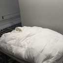 Globon Winter White Goose Down Comforter King Size,Down Duvet Insert, 800 Fill Power, 420 Thread Count,Ultra Soft Noiseless Shell with Corner Tabs, White (King 106*90in)