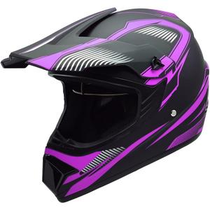 Adult 4 Wheeler Helmet, Motocross Helmet DOT/FMVSS-218 Certification Comfortable and Breathable Full Helmets for Locomotives Used in All Seasons, Small
