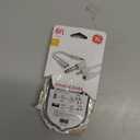 GE Home Electrical Headphone Adapter Kit, 3.5mm, Stereo Adapter, Extension Cable, and Audio Splitter, White, for Headphones, Stereo, MP3, Tablets, Smartphones and More, 34509 Line Cable | White