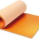 Schluter Ditra-Heat Electric Floor Heating Membrane with Uncoupling, Waterproofing, Vapor Management and Load Support - Ideal for Tiles and Stone - 1/4-Inch Thickness, 134.5 Square Feet Roll - DH512M
