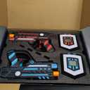 Squad Hero Rechargeable Laser Tag 360 Sensors + LCDs - Set of 4 - Easter Gift Ideas for Kids Teens and Adults Boys & Girls Family Fun - Cool Teenage Lazer Group Activity, Teen Gifts Ages 8+ Year Old