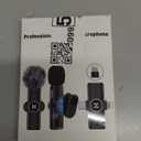 Mini Wireless Lavalier Microphone for iPhone, iPad, Android Phone - Noise Reduction Lapel USB C Bluetooth Mic for Recording, Clip on Omni Lav Mic for Video Recording, Tiktok, YouTube, Vlog