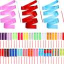 Ribbon Dancing Wands Party Favors, 78.7 Inch Artistic Gymnastics Ribbon Streamers Twirling Wands, Birthday Decorations (Bright, Multicolor)