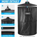 PANKAY Pop Up Privacy Tent, Portable Outdoor Camping Bathroom Toilet Tent, Collapsible Shelter for Camping & Emergency Lightweight & Sturdy, Easy Set Up, Foldable - with Carry Bag, 36.7 Inches X 51.2"