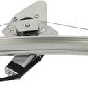 SCITOO Rear Left Power Window Regulator with Motor Fit for 2012-2017 for Chevrolet Equinox,2012-2017 for GMC Terrain,751-638