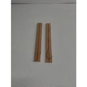 WITCOLOR Magnetic Poster Hanger Frame, 36 Inch Wide Teak Wood Magnet Poster Frame for Posters, Prints, Photos, Pictures, Maps, Scrolls, and Canvas Artwork (2 Pack)