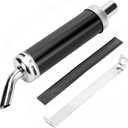 Muffler Exhaust 1.25inch Aluminum Motorcycle Racing Exhaust Muffler Silencer Pipe Black