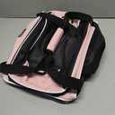 Lekereise Top-Expandable Pet Carrier 17x11x9.5 Inch Alaska Hawaiian Airline Approved Soft Sided Underseat to 12lbs Travel Carriers for Small Cats and Dogs with Locking Safety Zippers Anti-Scratch Mesh (Pink)