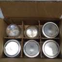 Ball Wide Mouth Quilted Crystal Jelly Jars with Lids and Bands, Used for Canning, Pickling, Juice, Jam, Jelly, Quarter Pint Size (4 Ounce (Pack of 6))