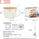 White Elephant Gifts for Women Cute Elephant Mug with 3D elephant Inside Kawaii Ceramic Coffee Mug Tea Cup with Lid Spoon Friendship Birthday Christmas Gifts for Women Men Sisters Friend Coworkers