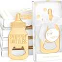 YKLIGTN 50PCS Baby Bottle Openers for Baby Shower Favors, Gifts, Decorations, or Souvenirs with Gift Box, Popping Design for Boy or Girl