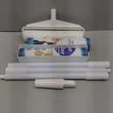 Large Lint Rollers for Carpet, 9.45'' Sticky Rollers for Floor with 360 Sheets, Extendable Long Handle Sticky Mop for Cleaning Couch, Curtains, Cars, Clothing, and Pet Hair