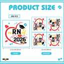 Crtiin 100 Pack Nurse Graduation Napkins Earned It Cocktail Class of 2026 Nurse Paper Disposable Napkins for RN Students Graduation Party Celebrations