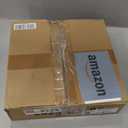 5FT Pop up Christmas Tree for Indoor Decoration Pre-lit Mini Christmas Tree with 60 Lights, Silver White Artificial Pencil Tree Collapsible Tinsel Lighted up Christmas Tree with Snowflake Glitter