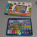 Trilingual Learning Toy Tablet with Music & Sound, Montessori Speech Musical Therapy Toys, Gifts for Boy, Girl, Baby, Toddler, for Age 1, 2, 3 Year Old (12-18 Months)