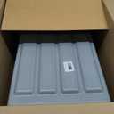 Rubbermaid Commercial Products Standard Bus/Utility Box, 7-Gallon, Gray