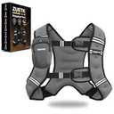 Weighted Vest, 30lb Weight Vest with Reflective Stripe, Weighted Vest for Men Women Workout Equipment for Strength Training, Running, Jogging, Fitness, Weight Loss 