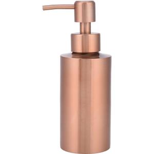 Rose Gold Soap Dispenser 304 Stainless Steel - Reusable Liquid Soap Pump for Hand Soap, Dish Soap & Lotions, 550ML/18.5oz, Modern Bathroom & Kitchen Dispenser for Home, Hotel, Office(550ML/18.5oz)