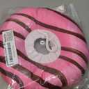 Cat Cone Collar Soft, Cute Cat Donut Collar After Surgery, Adjustable Kitten Recovery Cones to Stop Licking, Lightweight Neck Elizabethan Collars for Cats Kittens (Chocolate Pink, Large)