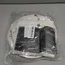 96 Pcs Black Bow Birthday Decorations, Elegant Black and White Plates Napkins Forks for 24 Guests, Minimalist Bow Tableware Set Party Supplies for Women Girls