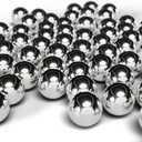 (200 Pieces) 7/16 11.11mm Carbon Steel Balls - Precision Balls for Industrial, Handicraft and Practice, Durable and Versatile.