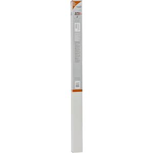 National Hardware N343-715 Bifold Door Hardware Kit 36 in Steel Track Surface Mount Adjustable White Complete Folding Closet Door Set for Doors up to 30 lbs Each