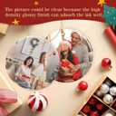 Sublimation Ornament Blanks 3 Inch 30 PCS Christmas Aluminium Round Decoration