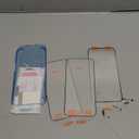 Mkeke for iPhone 15 Pro Max Screen Protector 3 Pack, [9H+ Hardness] [Military-Grade Drop Protection] [Sensitive Touch] [Easy Installation] [HD Clear] Full Edge Coverage Tempered Glass