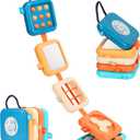 Busy Board for 1 Year Old, Travel Toys for Toddler 1-3, Montessori Busy Board Busy Cube, Toys Gifts for 1 Year Old Boy Girl