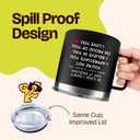 Gifts for Husband from Wife for Fathers Day - In Case I Don't Say It Enough Cup 14oz Black Couples Mug Romantic Gift for Him - Coffee Cup for Dad Celebration Gift for Men Husband Birthday Present