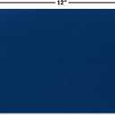 Plain Blue Certificate Folders - Pack of 10, Linen Cover 80 lb. Stock, Folded, Die-Cut Corners, for Office, Business Awards, Graduation, School Diploma Holder, 9-1/2" x 12