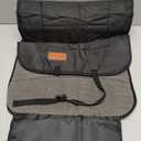 Siivton Car Seat Protector for Child Car Seat,Waterproof Car Seat Cover for Leather and Fabric Seats, 2 Mesh Pockets, Non-Slip Bottom,Thick Padding Cushion (One Pack, Black)