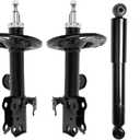 AUTOMUTO Struts Front Rear Shock Absorbers Fits 2013-2018 for Toyota RAV4 | Shock Struts Fit 2015-2017 for Lexus NX200t,2018-2021 for Lexus NX300 with 349024 37289 339334 73013 339335 73014 Auto Shocks