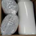 22x22 Inch Patio Chair Cushions Set of 2, Outdoor Furniture Cushions - Removable Cover, Water-Repellent, Fade-Resistant, Non-Slip Bottom & Straps, Replacement for Lawn, Porch & Deck Chair - Navy