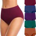 JUYINA Underwear Womens Pack, Womens Underwear High Waisted Cotton Postpartum Tummy Control Briefs Breathable C Section Ladies Panties Large