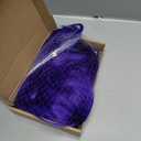 Purple Wig and Party Sunglasses, 12 Inch Dark Purple Bob Wigs for Women, Neon Glasses Short Wigs for Women - Bachelorette Party Wigs Decorations Favors (Purple)
