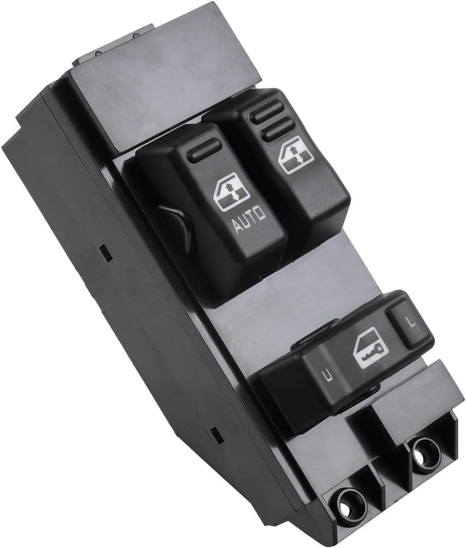 Driver Side Master Power Window Switch Compatible with 1999 2000 2001 2002 Chevy Silverado GMC Sierra 1500 2500 2500HD 3500 Pickup Truck Replace # 15047637