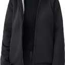 JiangWu Womens Fashion Fleece Sherpa Lined Hooded Coat Winter Thicken Warm Jacket, 2XL