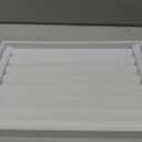 Valyria Velvet 7 Slots Ring Earrings Trays Showcase Display Jewelry Organizer (White)