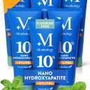 Mouthology 10% Nano Hydroxyapatite Toothpaste (6pk, Fluoride Free), Whitening*, Supports Enamel Care*, Appropriate for Sensitive Teeth*, SLS Free, Xylitol nHA Toothpaste Adults, Mint 4oz (USA Made) Best By 07/2028