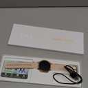 Fitpolo Smart Watch for Women,1.3" AMOLED Touchscreen Fitness Tracker, Make/Answer Calls, Heart Rate SpO2 Monitor, IP68 Waterproof, Sleep & Activity Tracking Smartwatch for Android Phones iPhone (Rose Gold)