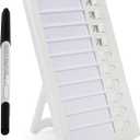 Dry Erase Chore Chart, Standable Whiteboard Checklist Board, Chore Chart for Kids Routine Chart with a Pen (Standable) (Single)