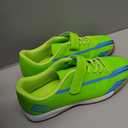 brooman Kids Indoor Soccer Shoes Boys Girls Futsal Soccer Sneakers (4 Big Kid, Lime)