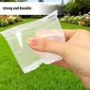 24 Pcs 4/5/6/7/8/9 Inch Clear Nursery Pots with Drainage Holes, Transparent Variety Pack Plastic Plant Pot for Plants, Clear Seedling Planter Pots for Flowers Vegetable Succulents Herbs